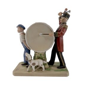 Vintage 1982 Norman Rockwell’s THE DRUMMER’S FRIEND porcelain figurine